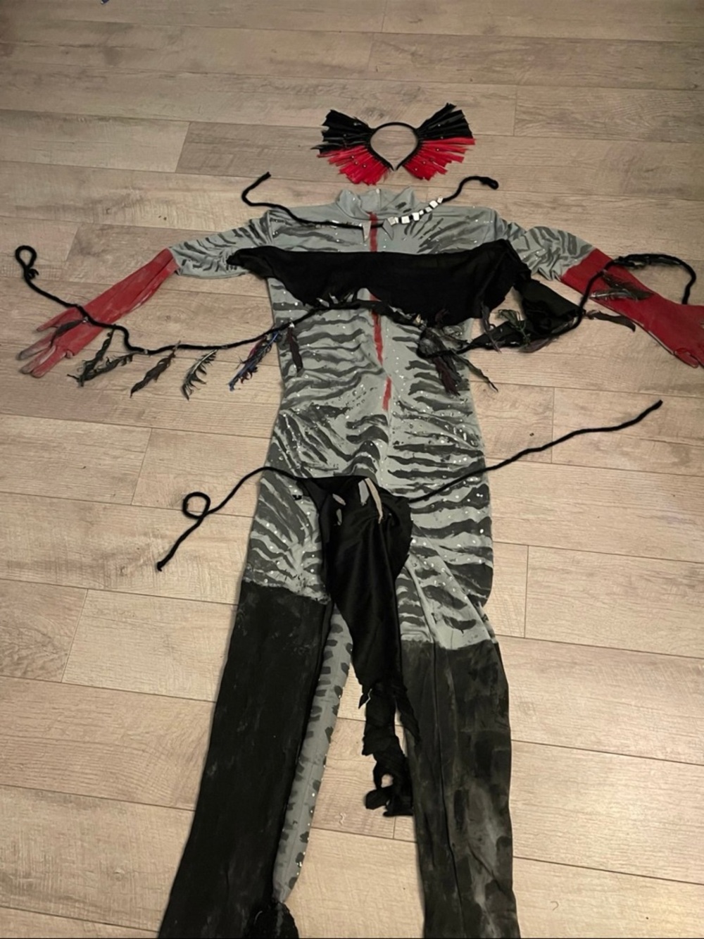 Handmade Disney Avatar 3 Varang costume and head band